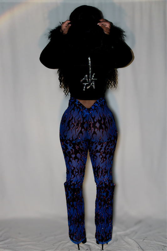 Blue Flame Pants